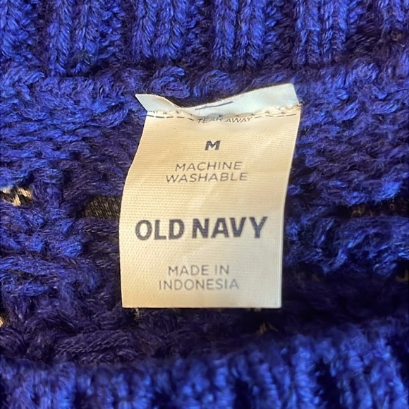 Old Navy Cropped Crochet Sweater Size M - Picture 4 of 4